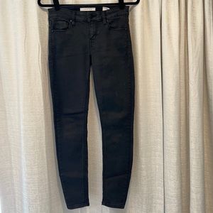 Eunina black low rise skinny ankle jean